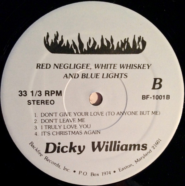 Red Negligee Label, B Side